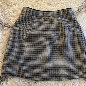 Abercrombie wrap plaid mini skirt
